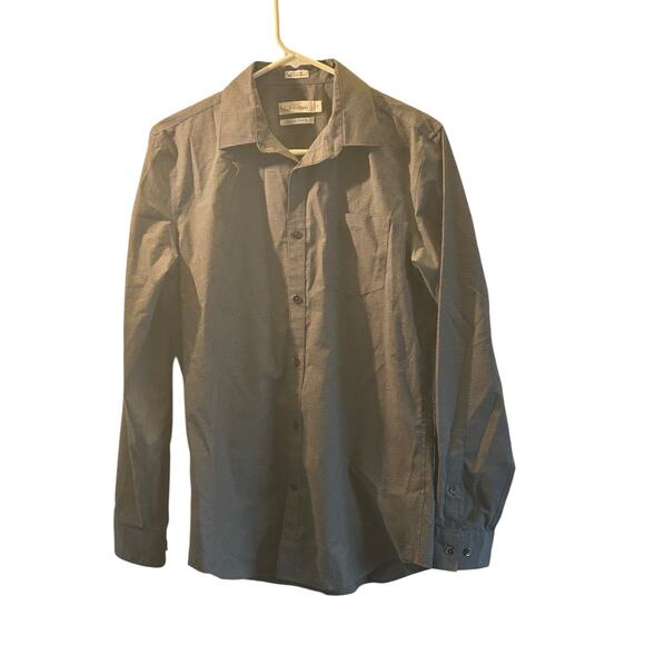 Calvin Klein non iron button up men’s shirt small business professional - Picture 1 of 5